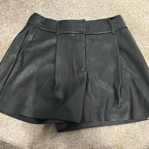 Brand new Express faux leather shorts size 4